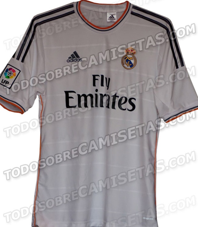 Circula posible camiseta del Real Madrid para 2013-2014