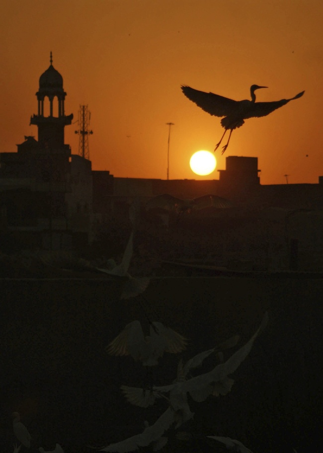 Último atardecer 2012 en Pakistán