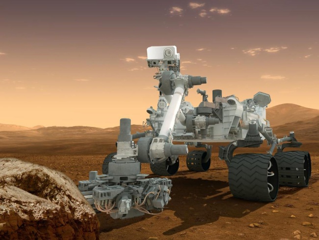 El robot completó la pasada semana su primera perforación en Marte y se dispone a analizar los primeros fragmentos de subsuelo del planeta rojo. ARCHIVO