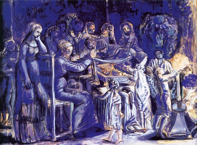 La niña muerta (el velorio), 1946.