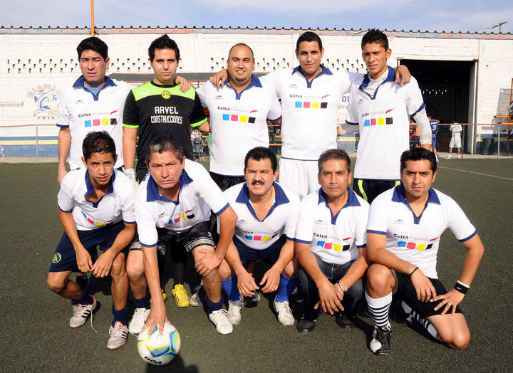 El equipo de Celsa VIP no pudo levantar el trofeo de campeón en la Liga Sabatina de futbol siete. (Fotografía de Jesús Galindo)