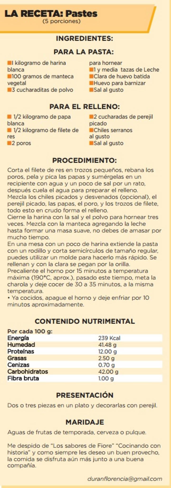 LOS SABORES DE FIORE