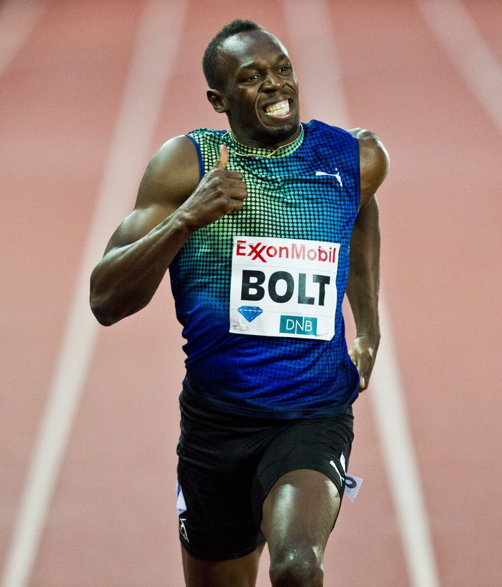 Usain Bolt ganó en los 200m.