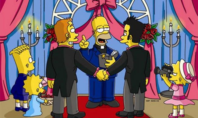 Contribuyen Los Simpson a la aceptación gay