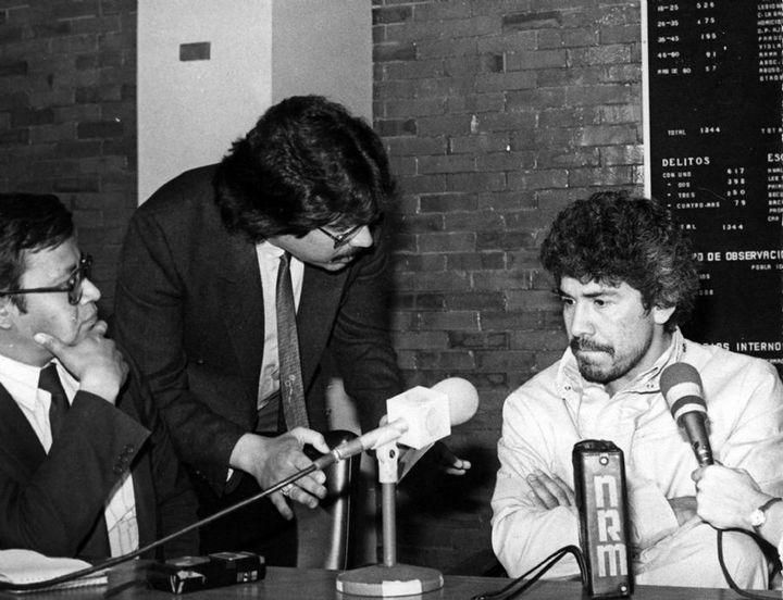 Desvío. En la entrevista de abril de 1985 el capo declaró que con su arresto desviaban la atención de la crisis económica del país.