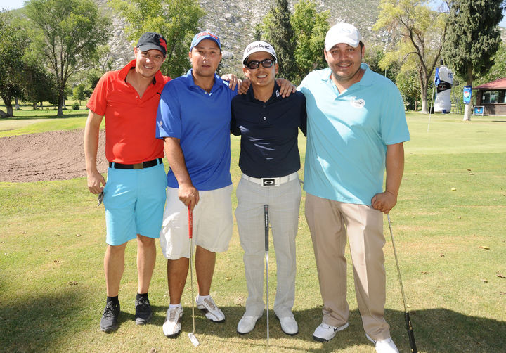 En torneo de golf.