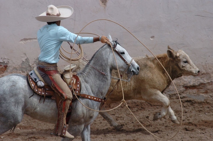 El fin de semana se celebrará una doble charreada en el Lienzo Charro Laguna de Gómez Palacio con la participación de seis equipos locales. (Archivo)