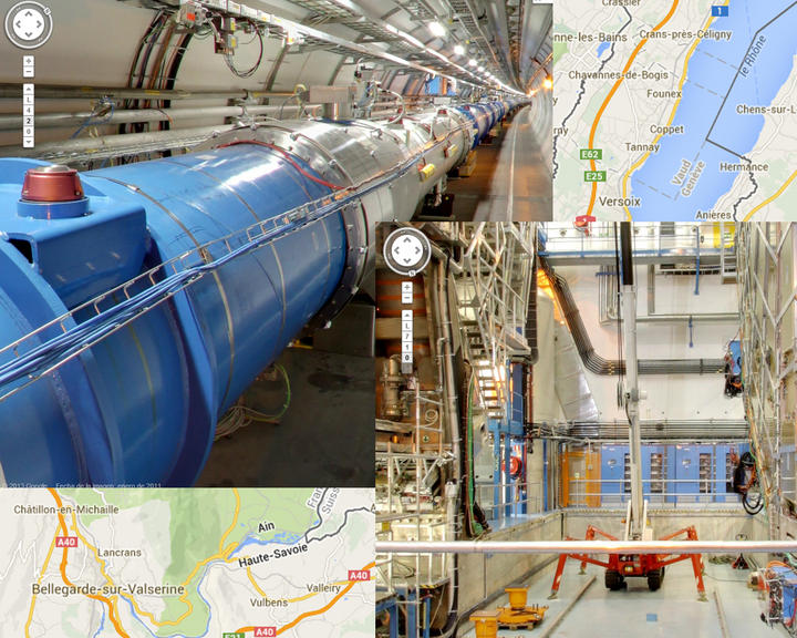 Google y el CERN se unieron en este proyecto que permitirá conocer las 'entrañas' del complejo científico en Ginebra, Suiza. (Google Street View)