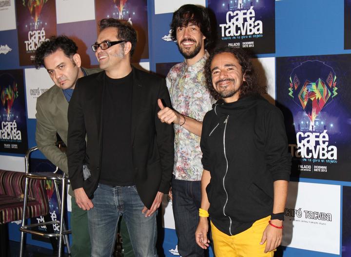 Los integrantes de Café Tacvba se dijeron emocionados de poder estar cerca de sus fieles seguidores. (EL UNIVERSAL)