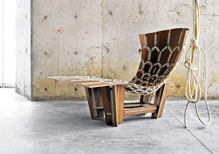 Knit chair, Emiliano Godoy, 2004.
