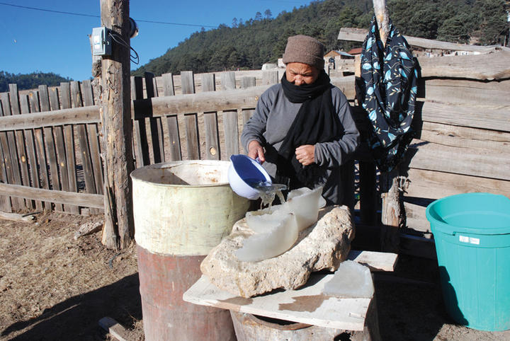 La Rosilla, una postal de 25 grados bajo cero