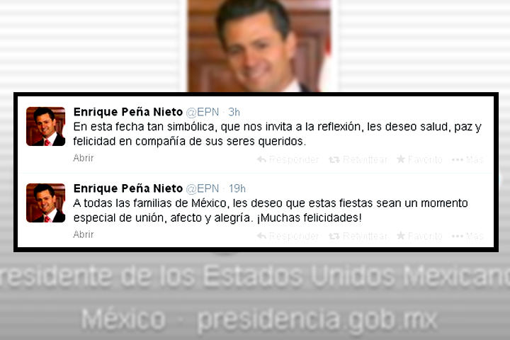 El presidente de la República expresó sus buenos deseos a través de su cuenta de Twitter. 