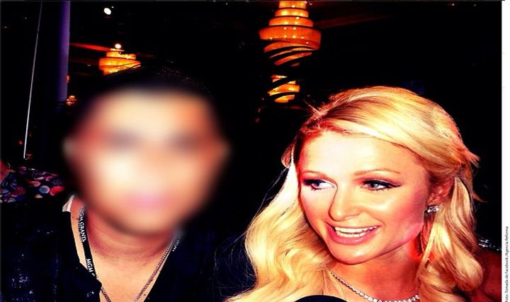 París. En la imagen aparece el presunto narco con Paris Hilton.