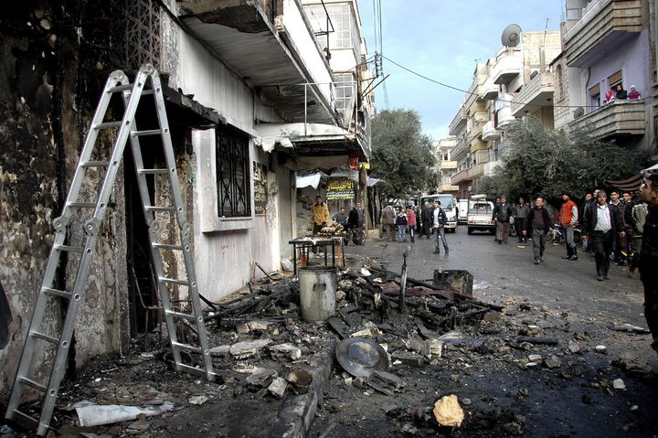 Asedio. Varios ataques se han registrado en alunas ciudades de Siria entre el gobierno y los rebeldes.