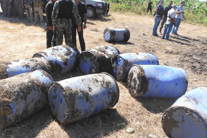 Incautan más de 10 toneladas de precursores químicos en Chiapas