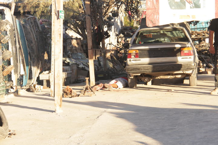 Crimen. Se registró la tarde de ayer en calles del ejido La Paz, municipio de Torreón. Los agresores utilizaron armas de grueso calibre.