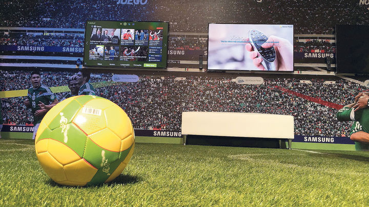 Tecnología.  La línea de televisiones de ultra alta definición incluye una función llamada 'Soccer Mode' o 'Modo Futbol'.