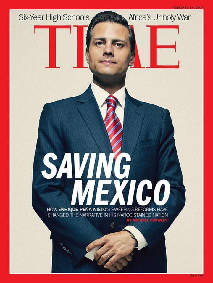 Aparece Peña Nieto en la portada de Time
