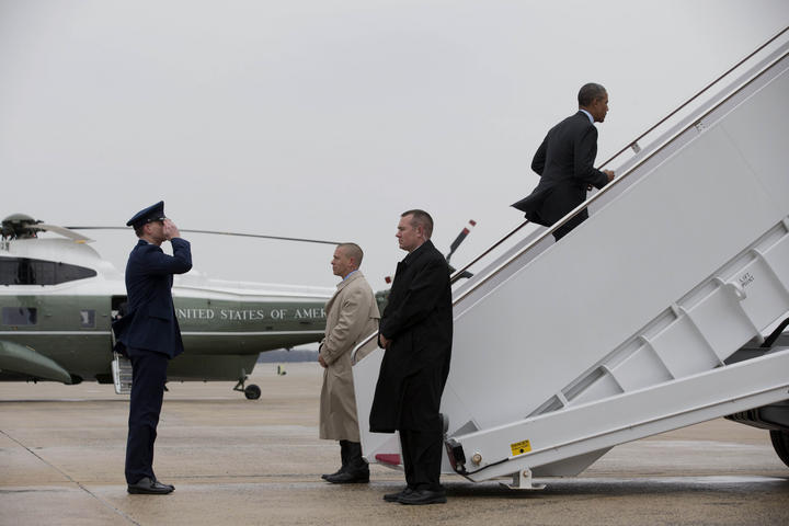  Obama partió esta mañana hacia México para el encuentro que sostendrá con sus homólogos de México y Canadá. (AP) 