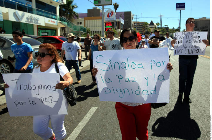 'Desairan' marcha contra 'El Chapo'