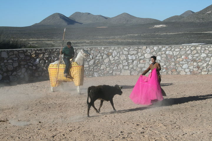 Ambiente de fiesta se vivió hace días en la ganadería Arturo Gilio, al efectuarse la inauguración del tentadero donde es probada la bravura de los toros de lidia de este criadero lagunero.