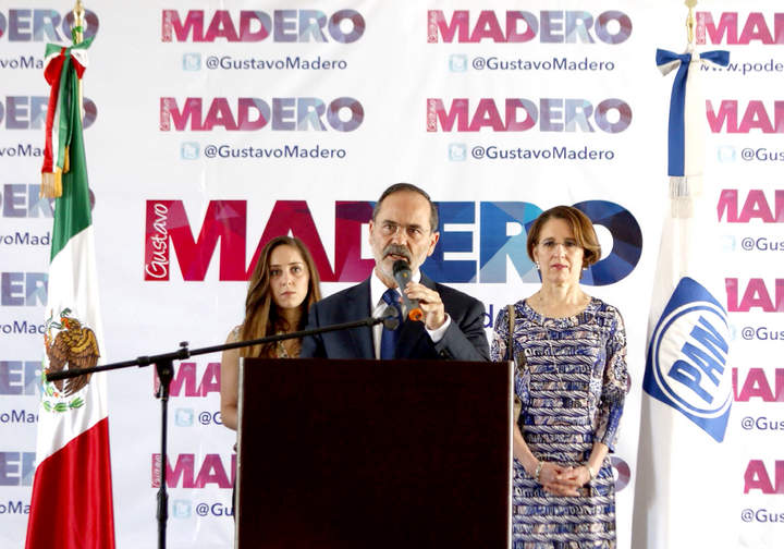 Madero Muñoz subrayó que pide licencia a su cargo para buscar la unidad del partido. (El Universal)
