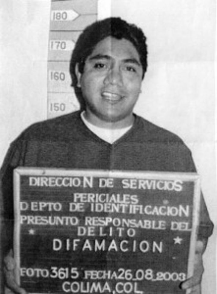 Imagen. Jorge Luis Preciado, coordinador del PAN en el Senado, aparece en una imagen cuando fue detenido en el año 2003.