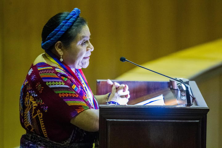 La guatemalteca impartiría la citada conferencia a estudiantes de diversas instituciones de la región. (Archivo)