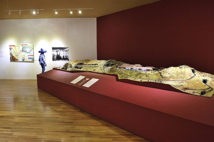 Exposición. La maqueta de la Toma de Torreón se encuentra instalada en San Luis Potosí.