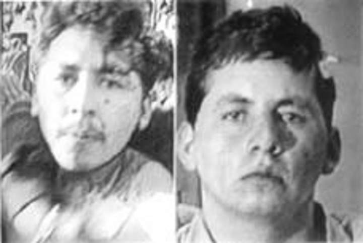 ‘Aburtos’.Fotografía donde aparece el rostro de los dos Aburtos. Este hombre fue acusado oficialmente del asesinato de Luis Donaldo Colosio.