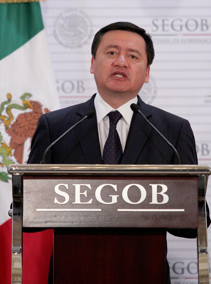 Comunicado. En conferencia, el secretario de Gobernación, Miguel Ángel Osorio Chong.