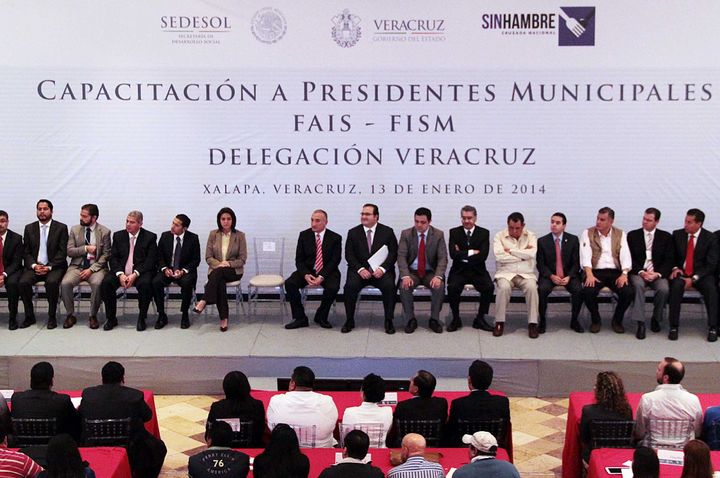Congreso. Taller de capacitación a presidentes municipales sobre el manejo de recursos federales impartido en Veracruz.