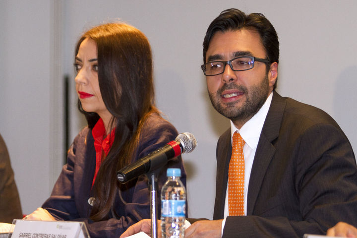 Conferencia. El presidente del nuevo Instituto Federal de Telecomunicaciones (IFT), Gabriel Contreras en una rueda de prensa.