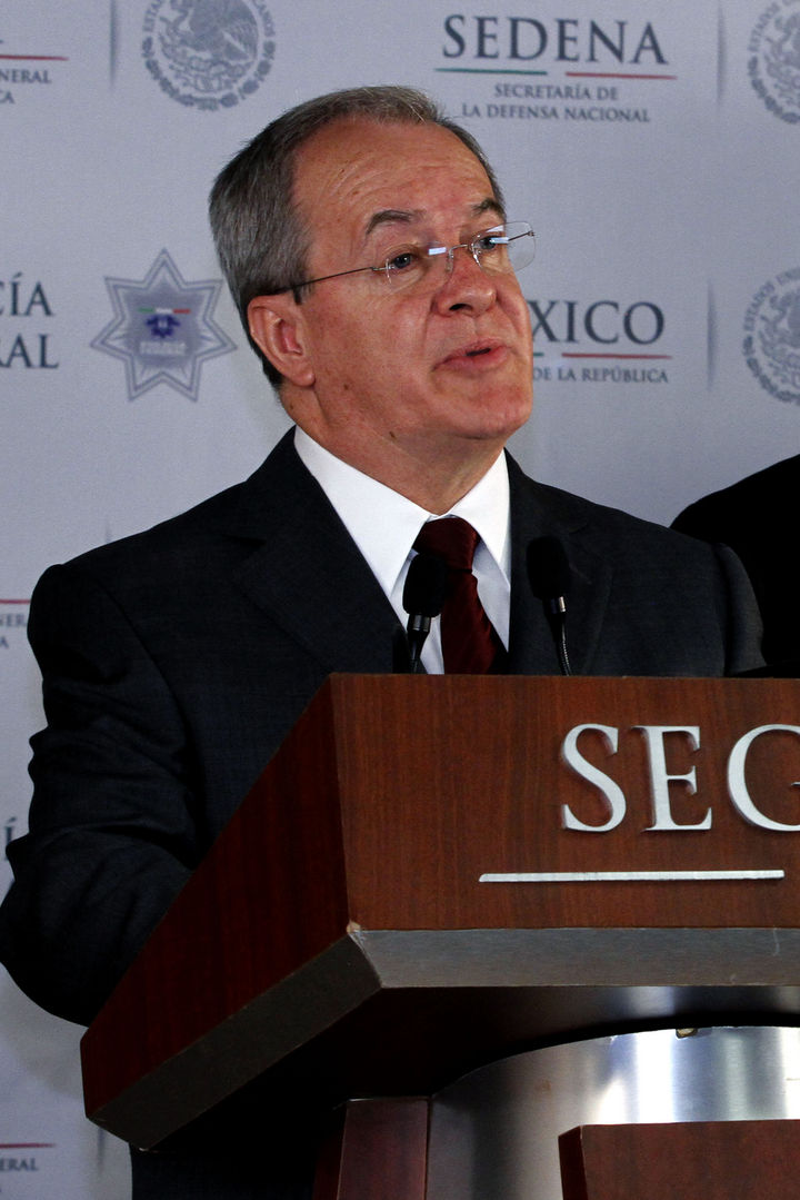 Mensaje. El comisionado nacional de seguridad, Monte Alejandro Rubido durante una conferencia de prensa.