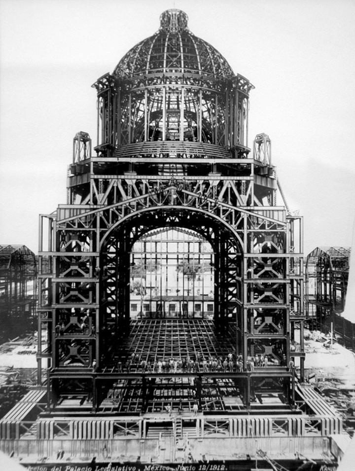 Construcción del Palacio Legislativo, 1912.