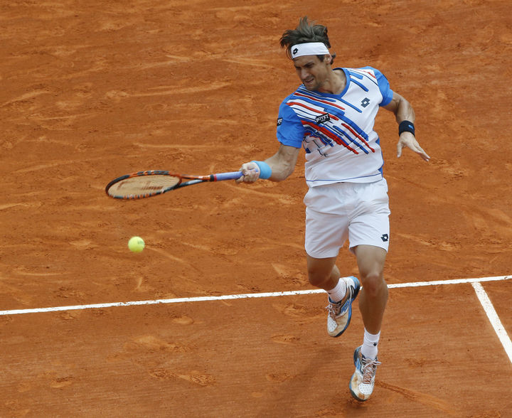 David Ferrer, semifinalista del Masters 1000 de Montecarlo en 2014, declaró nada más concluir el partido en el que ganó a Rafael Nadal por 7-6(1) y 6-4 que 'había sido una larga espera'. (AP)