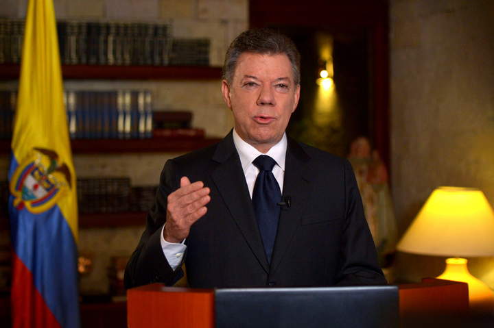 El presidente colombiano, Juan Manuel Marcos, participará en el homenaje a Gabriel García Máquez que se celebrará en Bellas Artes este lunes. (Archivo) 