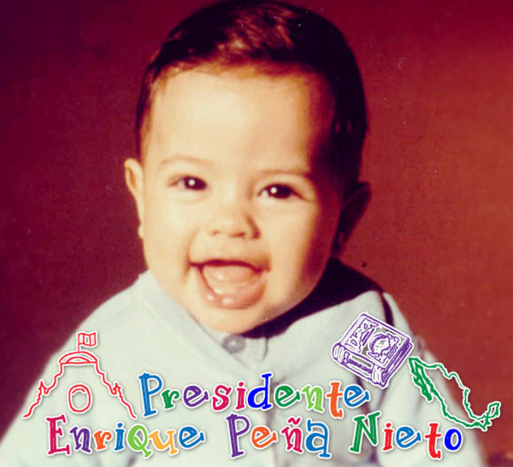 Así lucía el presidente Enrique Peña Nieto en su infancia. (Tomada de presidencia.gob.mx)
