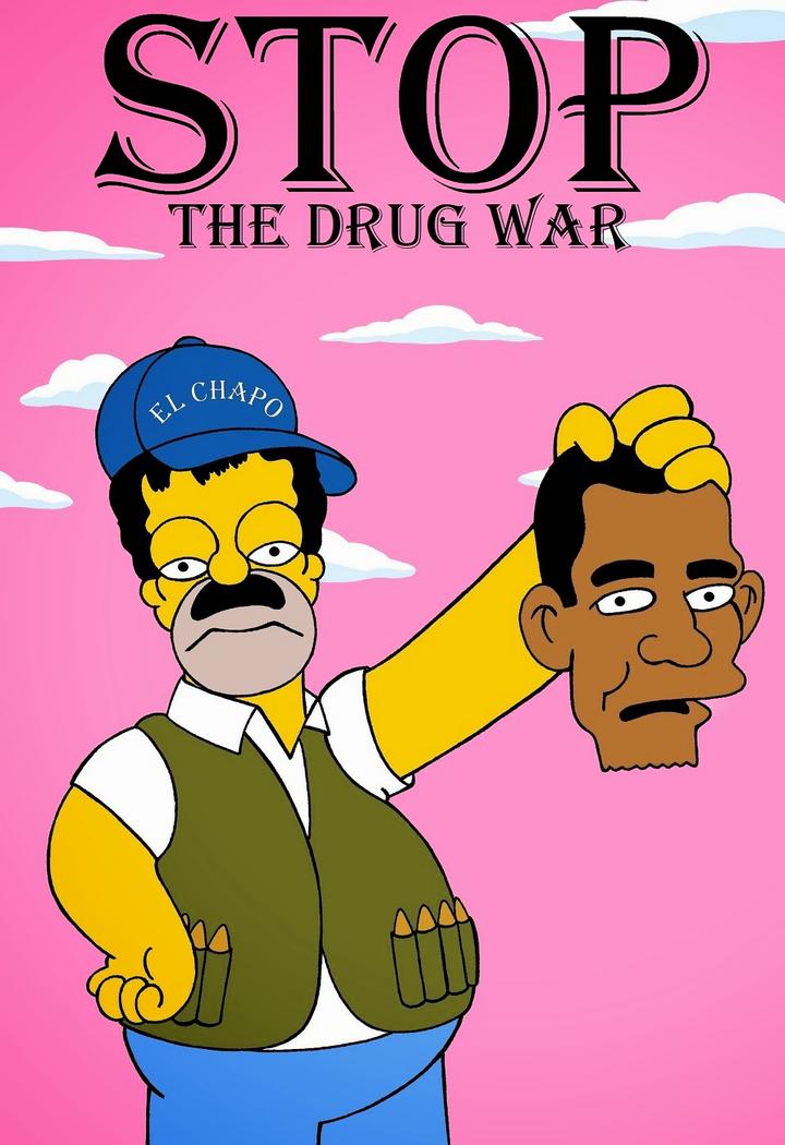 Homero se transforma en 'El Chapo'