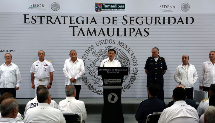 Conferencia. El secretario de Gobernación, Miguel Ángel Osorio Chong, presenta la segunda etapa de la Estrategia de Seguridad.