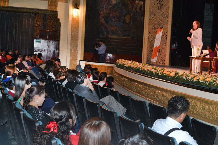 Conferencia. Rosi Orozco dictó la conferencia sobre la Ley General de Trata de Personas.