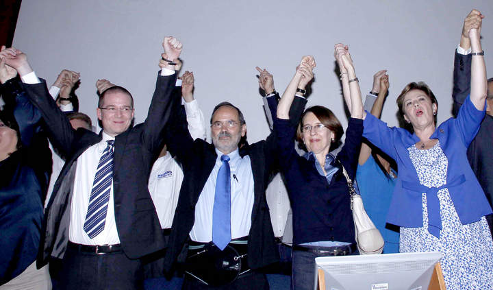 Gustavo Madero ganó la elección interna del PAN con el 56.76% de los votos. (El Universal) 