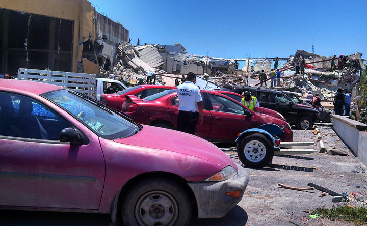 Siguen 5 en hospitales tras explosión en Reynosa