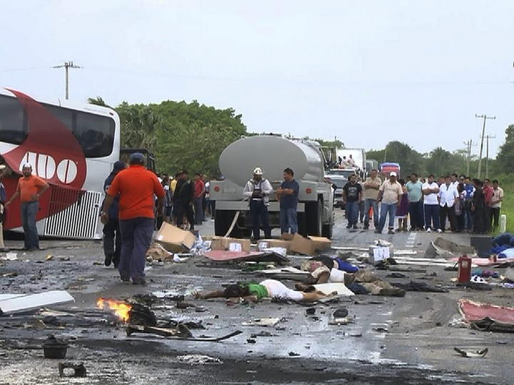Chofer no está entre muertos por choque en Campeche: PGJE