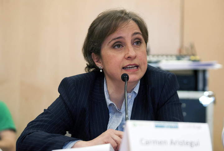 Piden protección para Carmen Aristegui por caso CGT