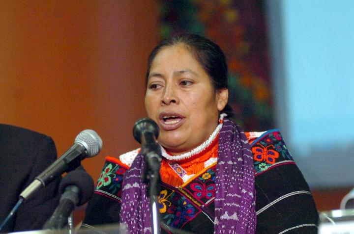 La indígena Jacinta Francisco estuvo encarcelada por tres años injustamente, acusada de secuestrar a seis policías. (Archivo)