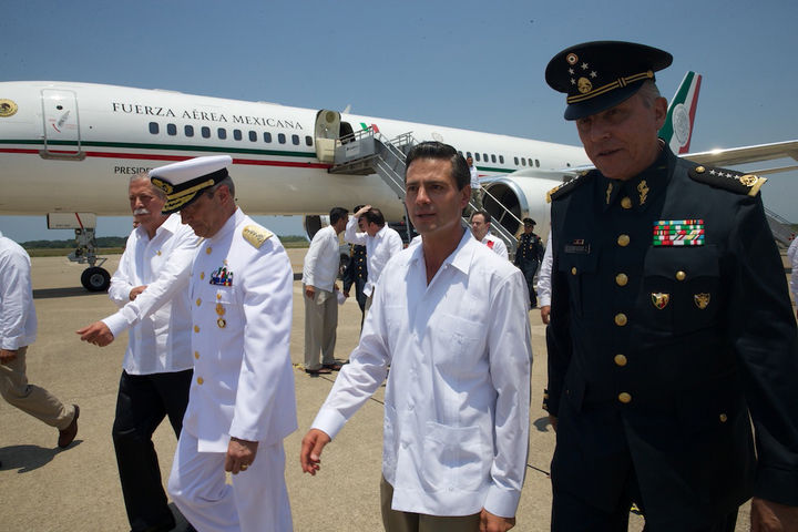 Plataforma. El presidente mexicano, Enrique Peña Nieto,  anunció la modernización de la flota marítima nacional.