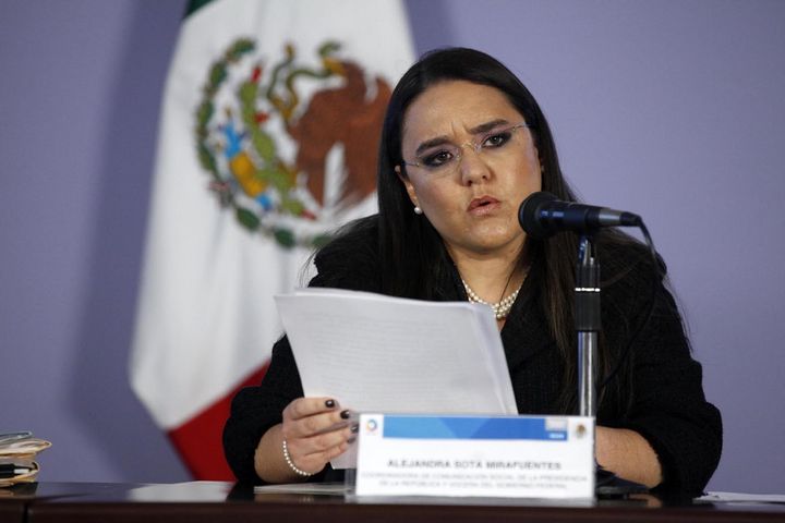 Lista. Alejandra Sota, exvocera presidencial con Felipe Calderón, está incluida en una lista de los políticos más corruptos. 