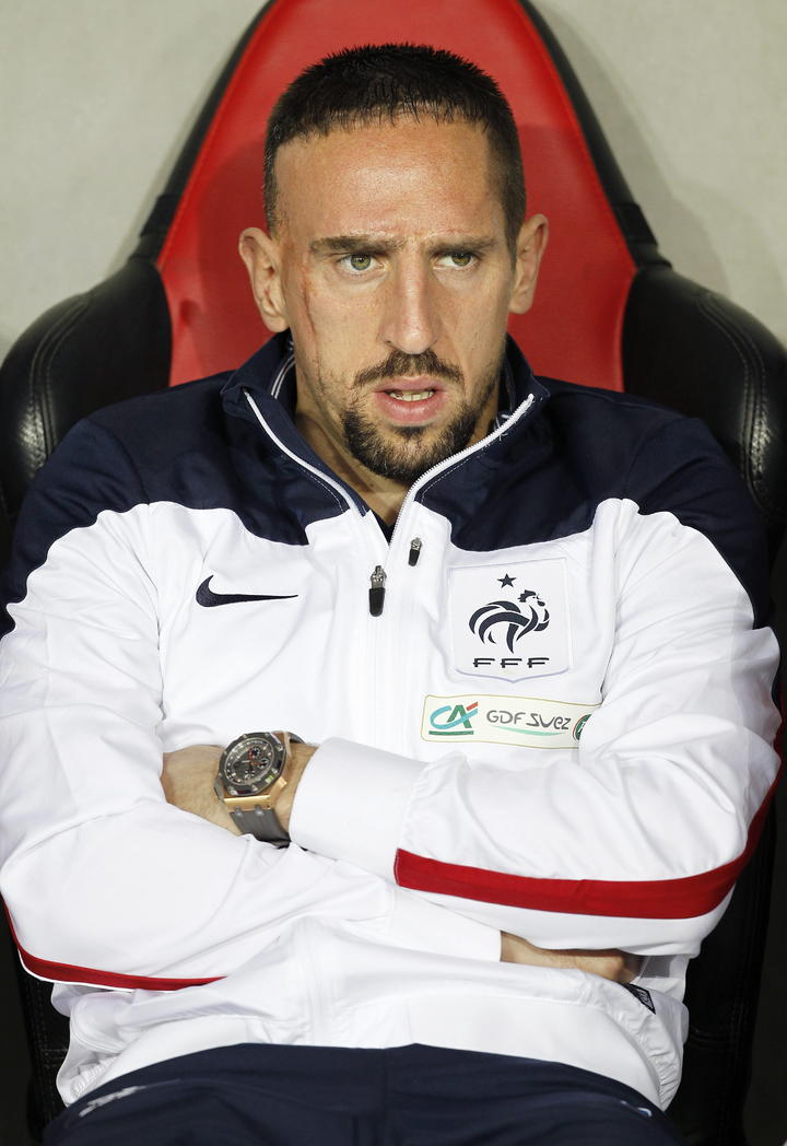 Debido a un lumbalgia, el atacante del Bayern Munich Franck Ribéry, se perderá el Mundial. (EFE)