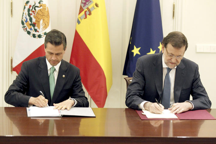 México y España firman nueve acuerdos de cooperación